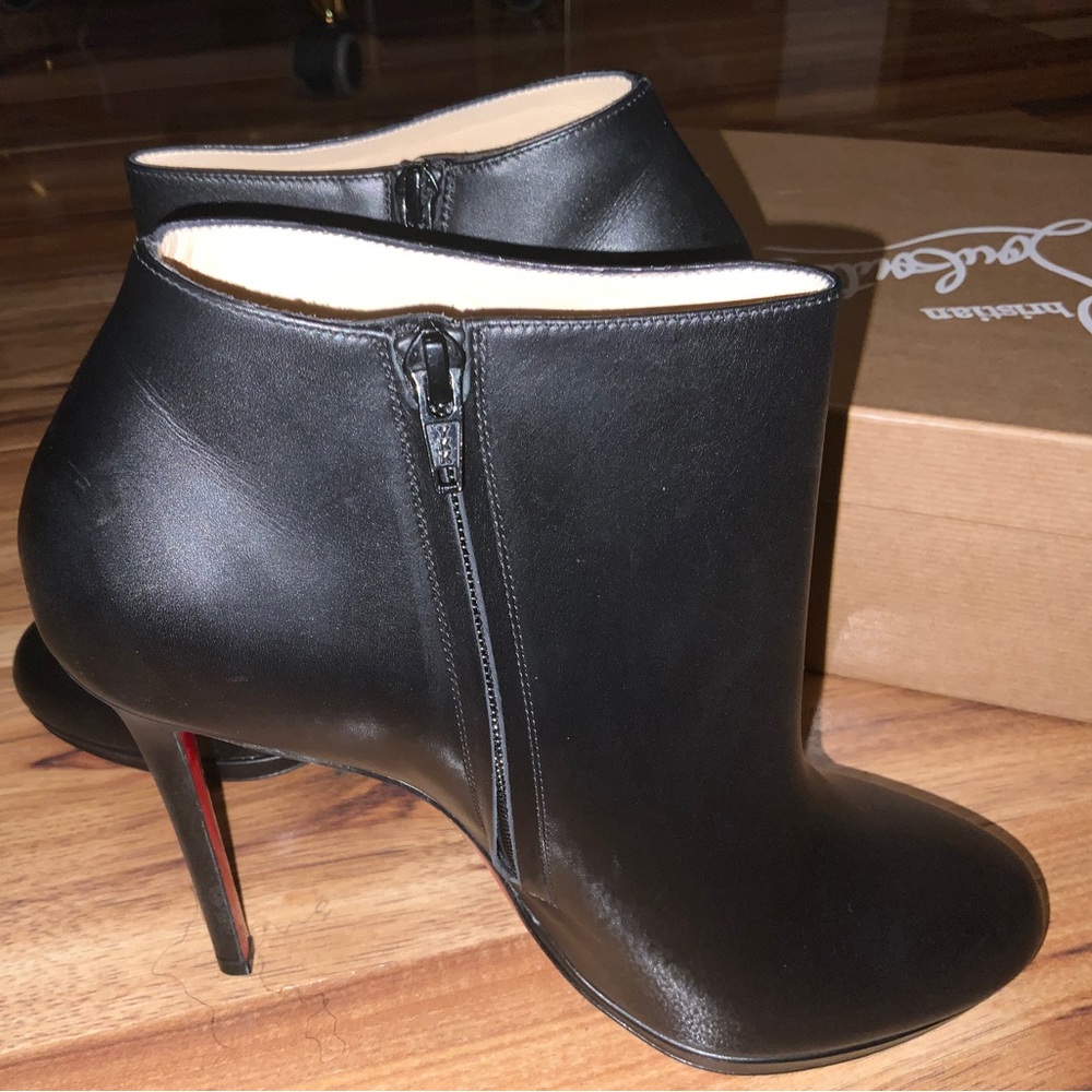 Black Christian Louboutin Boots or Booties